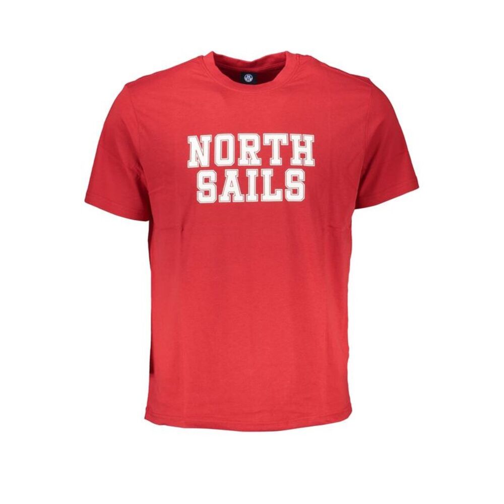 North Sails Rosso Cotton Men Men's T-Shirt